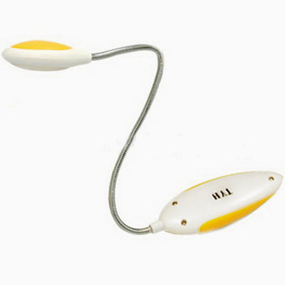 HYT Portable Clip-on LED Book Travel Reading Light(White)