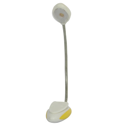 HYT Portable Clip-on LED Book Travel Reading Light(White)
