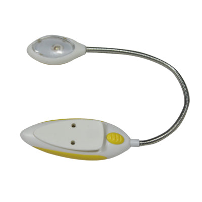 HYT Portable Clip-on LED Book Travel Reading Light(White)