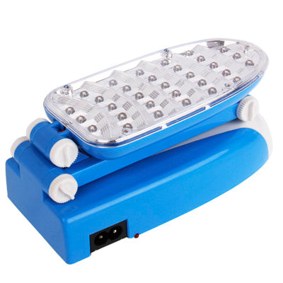 LED-636 Folding Desk Lamp, 31 LED, 2.5W, White Light, Rechargeable(Blue)