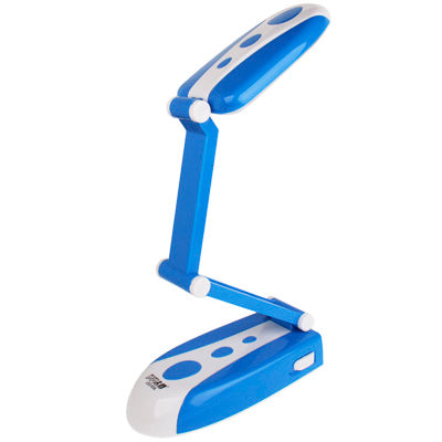 LED-636 Folding Desk Lamp, 31 LED, 2.5W, White Light, Rechargeable(Blue)