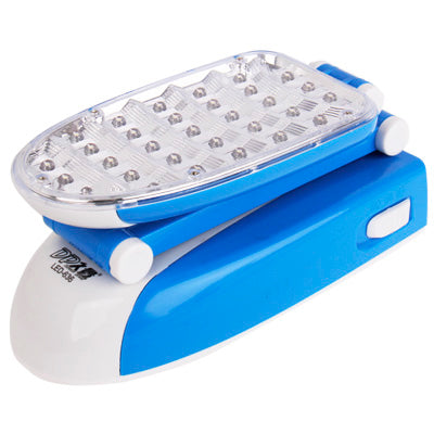 LED-636 Folding Desk Lamp, 31 LED, 2.5W, White Light, Rechargeable(Blue)
