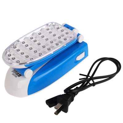 LED-636 Folding Desk Lamp, 31 LED, 2.5W, White Light, Rechargeable(Blue)