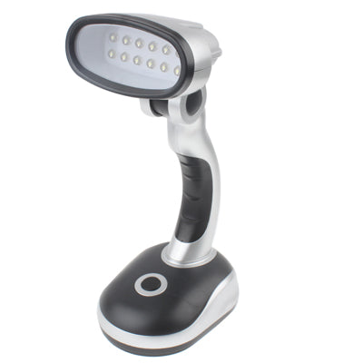 12 LED Desk Laptop Lamp Light(Silver)
