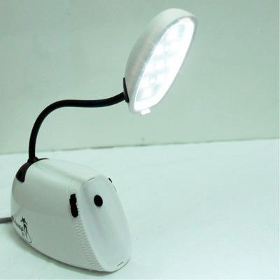 Bag Style 9 LED Foldable Charging Desk Lamp, Support 360 Degree Rotation(White)