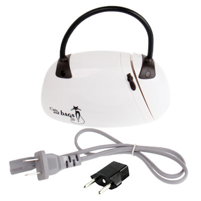 Bag Style 9 LED Foldable Charging Desk Lamp, Support 360 Degree Rotation(White)