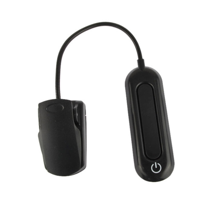 20 LED Touch Switch Energy Saving Clip Table Lamp, USB / Battery Power Supply(Black)