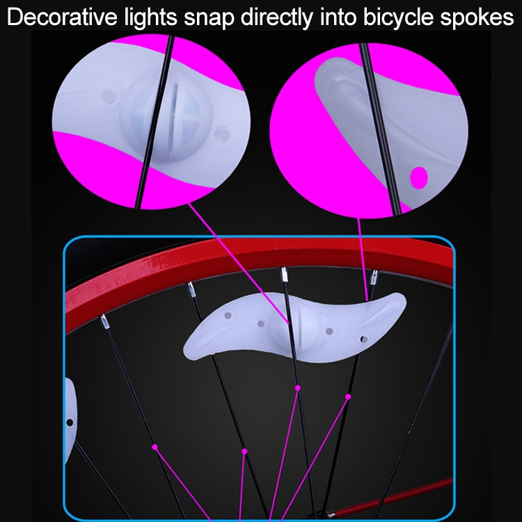 10 PCS Bicycle Hot Wheels Spoke Light Willow Lamp