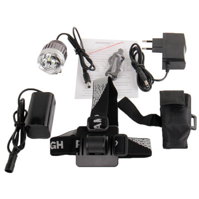 CREE XM-L 3 x T6 3 Mode 1200LM Bicycle Light and Headlight