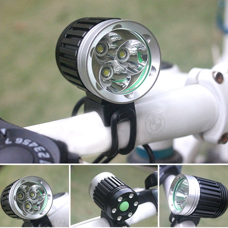 4 Mode Bicycle Lamp / Head Lamp with 3x CREE XM-L T6 LED Light, Luminous Flux: 1200lm
