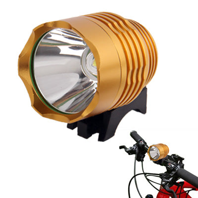 CREE XM-L T6 3 Mode 1200LM Bicycle Light and Headlight(Gold)
