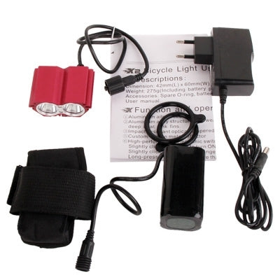 CREE XM-L U2 3 Mode 1400LM Bicycle Light