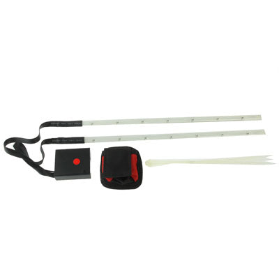 LED Decorative Red Light 2x 7 LED Light Article for Bicycle, Length: 30cm