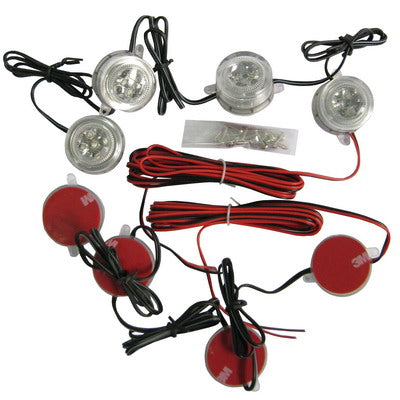 8 LED under car lamps