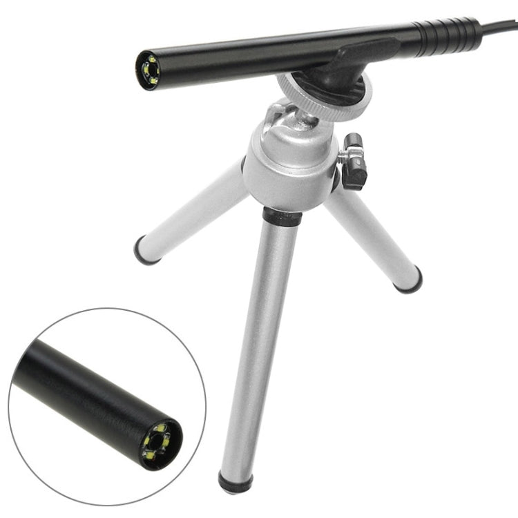 0.3 Mega Pixels 300X USB Digital Microscope Endoscope with Tripod & LED Light for Parts of OTG Function Android Mobile Phone(Black)