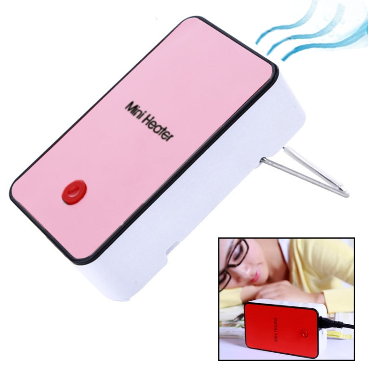 Mini Hand-Held Warm-air Fan Warmer Heater with Holder