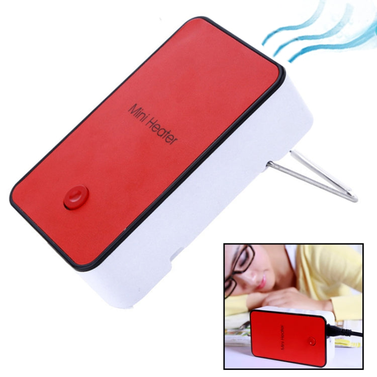 Mini Hand-Held Warm-air Fan Warmer Heater with Holder