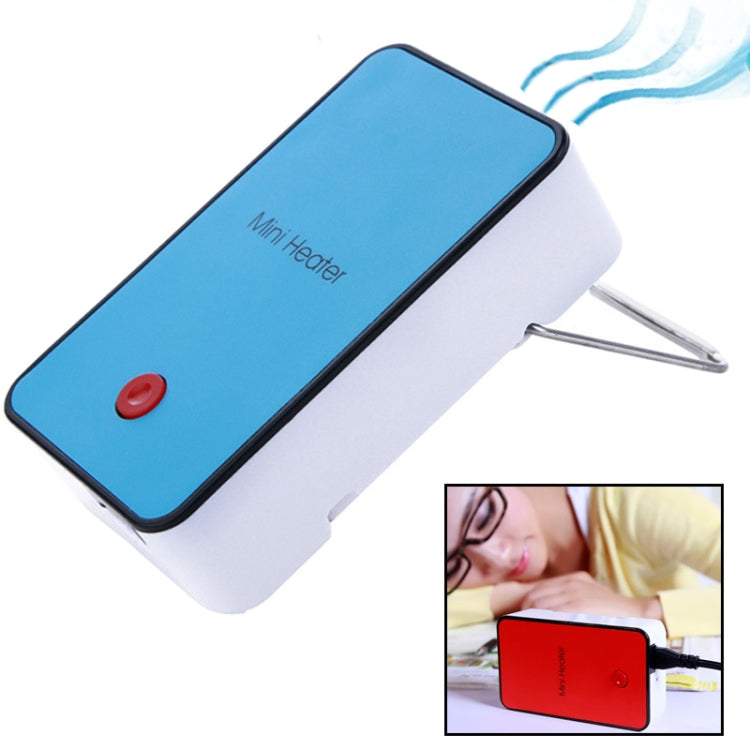 Mini Hand-Held Warm-air Fan Warmer Heater with Holder