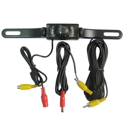 Car Rear View Camera with Night Vision, Viewing Angle: 90 degree(Black)