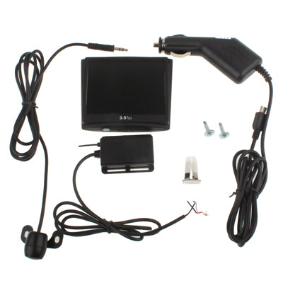 2.4GHz Wireless Car Rearview Day / Night Camera Kit, Night Vision Range: 4m(Black)