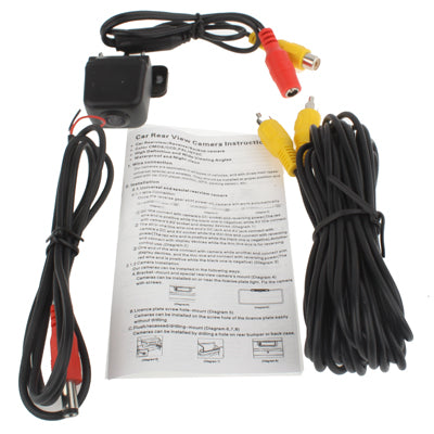 120 Degree Wide Angle Waterproof Car Rear View Camera (E361)(Black)