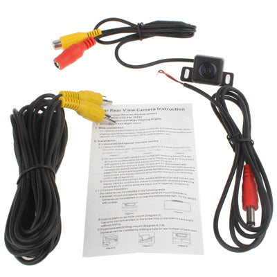 120 Degree Wide Angle Waterproof Car Rear View Camera (E312)(Black)