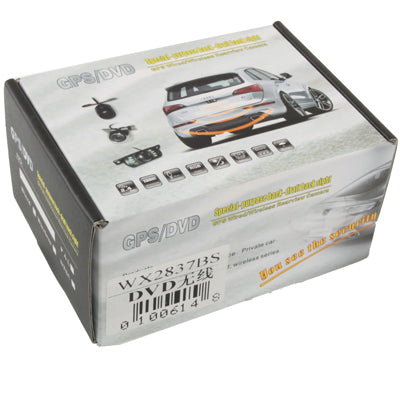 2.4G Wireless DVD Car Rear View Night Vision Reversing Backup Camera , Wide viewing angle: 120Â°(WX2837BS)(Black)