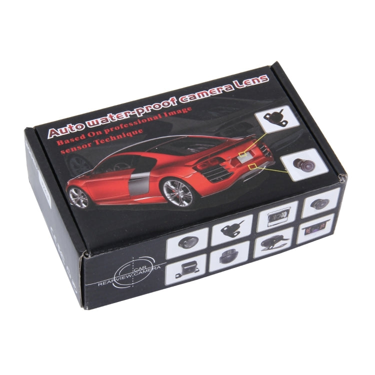 7 LED IR Infrared Waterproof Night Vision Rear View Camera for Car GPS, Wide viewing angle: 170 degree (DM320P)(Black)