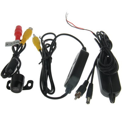 Waterproof Wireless Butterfly DVD Rear View Camera With Scaleplate , Support Installed in Car DVD Navigator or Car Monitor , Wide Viewing Angle: 170 degree (WX003)(Black)