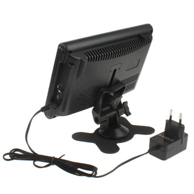 7.0 inch TFT LCD Widescreen Car Monitor with Stand, Support 3 Channels AV Input(Black)