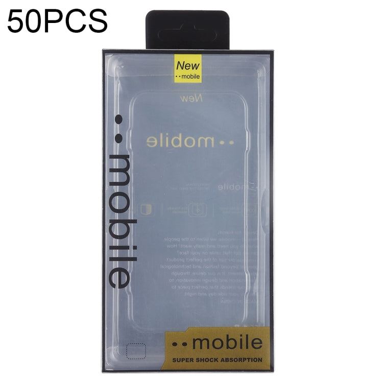 50 PCS Fashion Blister Plastic Retail Packaging Box for iPhone 5 & 5S & SE and Other Same Size Mobile Phone Case, Size: 17.5cm x 9.5cm x 1.5cm