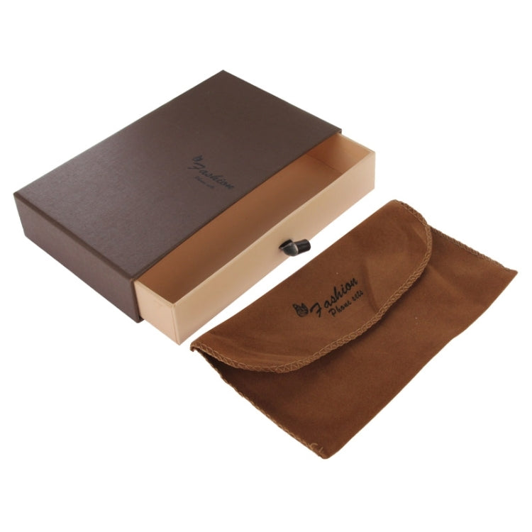 Luxury Gift Packing Box and Cloth Bag With Fashion Logo, Size: 108mm x 37mm x 175mm