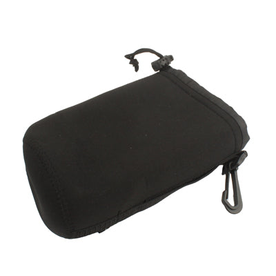 Neoprene SLR Camera Lens Carrying Bag with Clip (Size: 170x90mm)(Black)