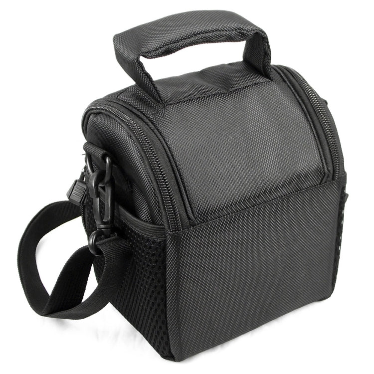 Portable Digital Camera Bag With Strap, Size: 135x125x155mm(Black)