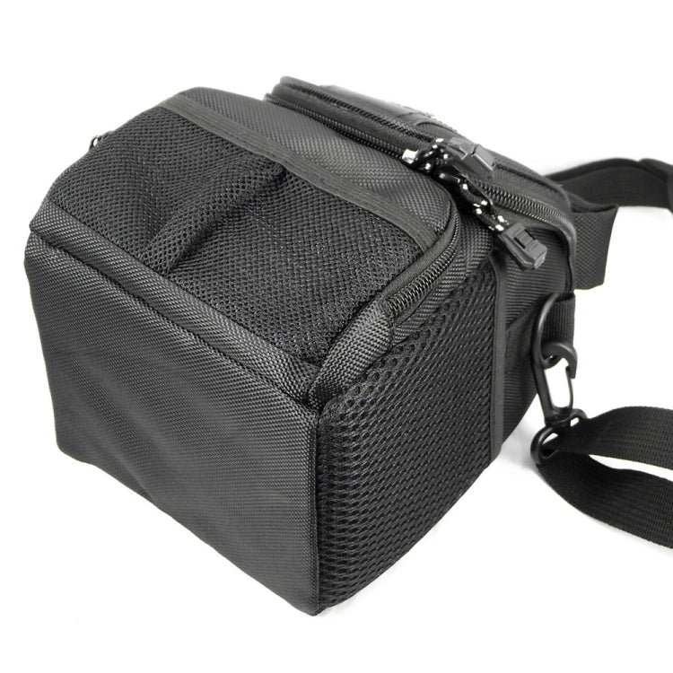 Portable Digital Camera Bag With Strap, Size: 135x125x155mm(Black)