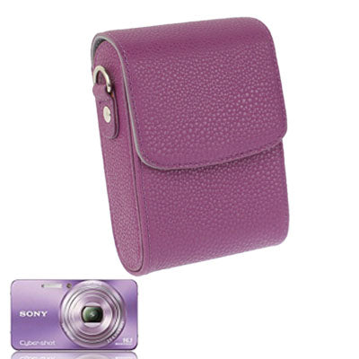 Litchi Texture Universal Mini Digital Leather Camera Bag, Size: 112x80x40mm