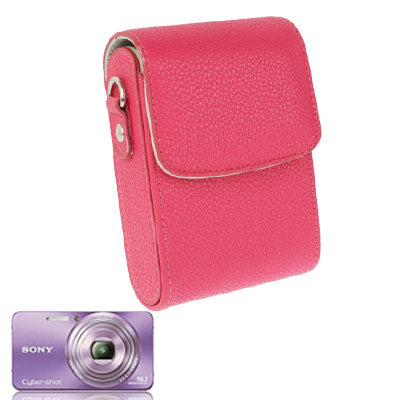 Litchi Texture Universal Mini Digital Leather Camera Bag, Size: 112x80x40mm