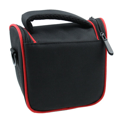 Portable Digital Camera Cloth Texture Leather Bag with Strap, Size: 150x115x135mm