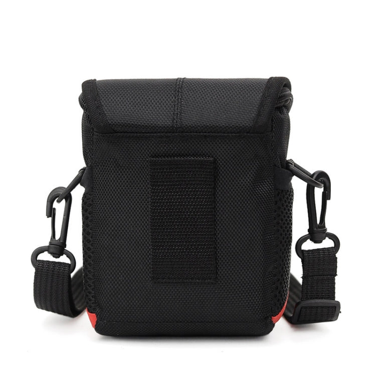 Universal Mini Digital Cloth Camera Bag with Strap, Size: 115 x 105 x 155mm(Black)