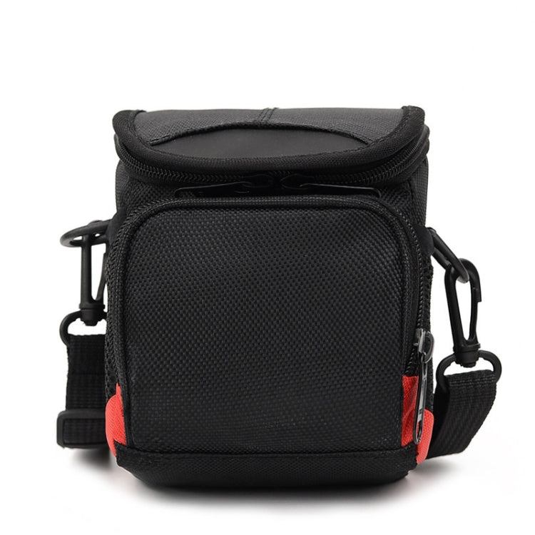 Universal Mini Digital Cloth Camera Bag with Strap, Size: 115 x 105 x 155mm(Black)