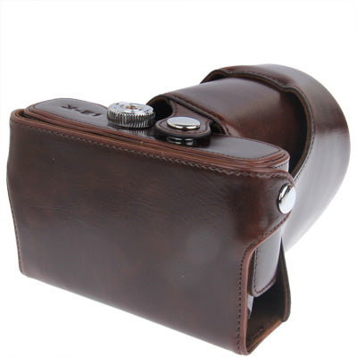 Digital Leather Camera Case Bag with Strap for FUJI X-E1