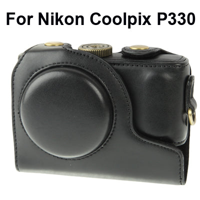 Leather Camera Case Bag for Nikon Coolpix P330