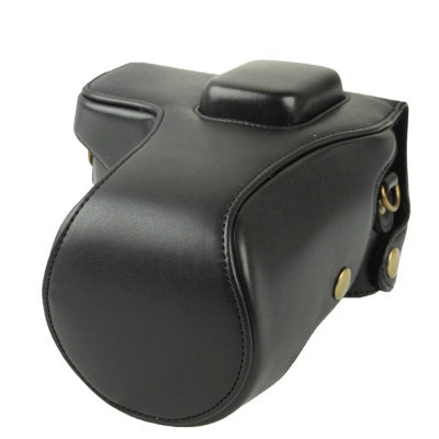 Digital Leather Camera Case Bag with Strap for Samsung NX300