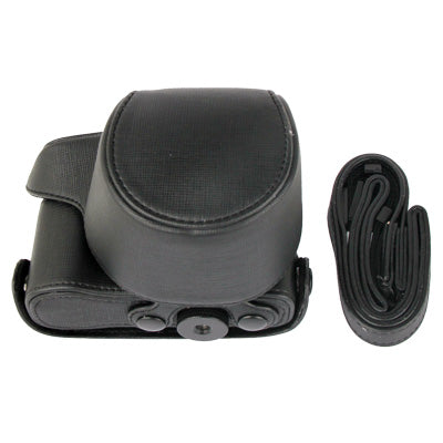 Digital Leather Camera Case Bag with Strap for Sony NEX-3N