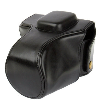 Digital Leather Camera Case Bag with Strap for Olympus EPL5