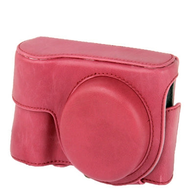 Digital Leather Camera Case Bag with Strap for Samsung EK-GC100