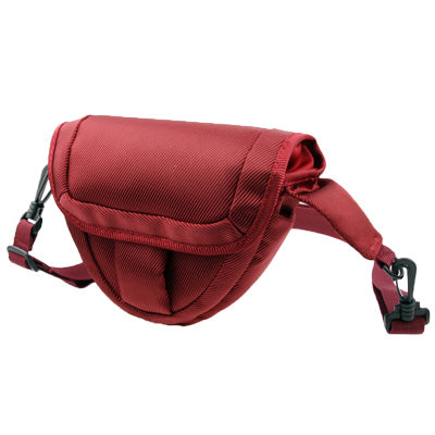 Portable Digital Camera Cloth Bag with Strap, Size: 21 x 8 x 16.5cm (Scarlet Red)