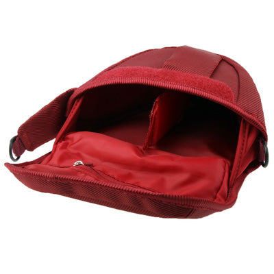 Portable Digital Camera Cloth Bag with Strap, Size: 21 x 8 x 16.5cm (Scarlet Red)