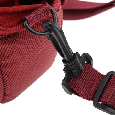 Portable Digital Camera Cloth Bag with Strap, Size: 21 x 8 x 16.5cm (Scarlet Red)