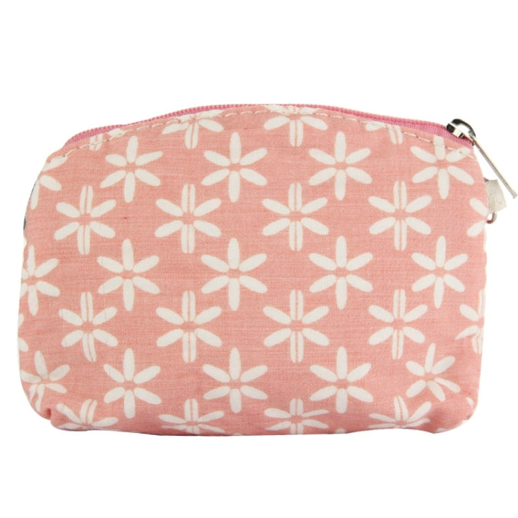 Six Leaves Grass Pattern Cloth Carrying Bag with Lace & Wrist Strap, Size: 12cm x 8cm